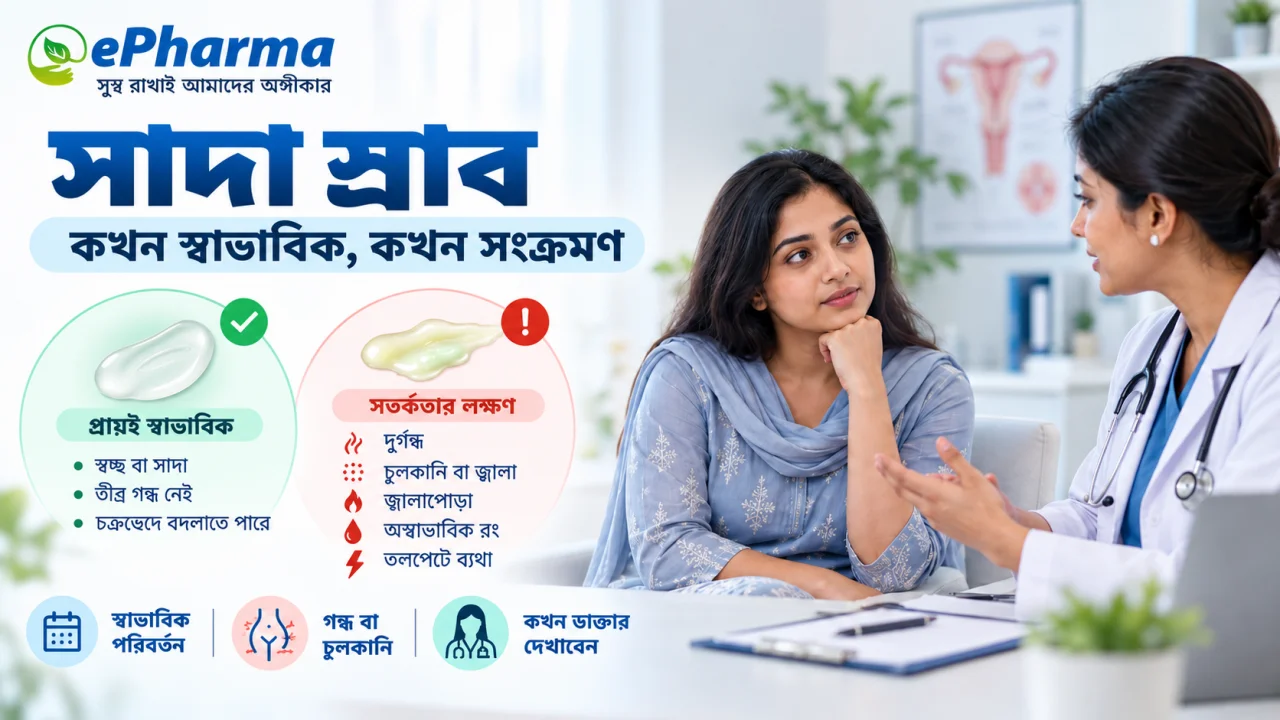 সাদা স্রাব কেন হয়: কখন স্বাভাবিক, কখন সংক্রমণ