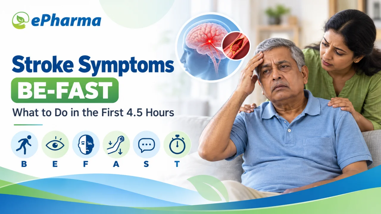 Stroke Symptoms: BE-FAST and What to Do in the First 4.5 Hours