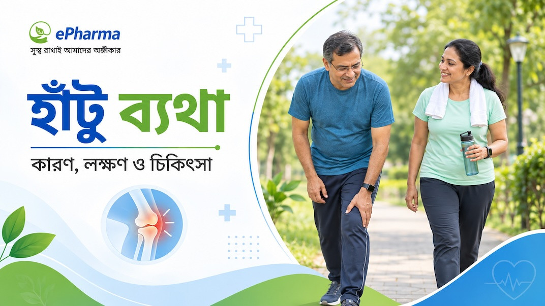 হাঁটু ব্যথা কেন হয়? কারণ, লক্ষণ, চিকিৎসা ও কখন ডাক্তার দেখাবেন