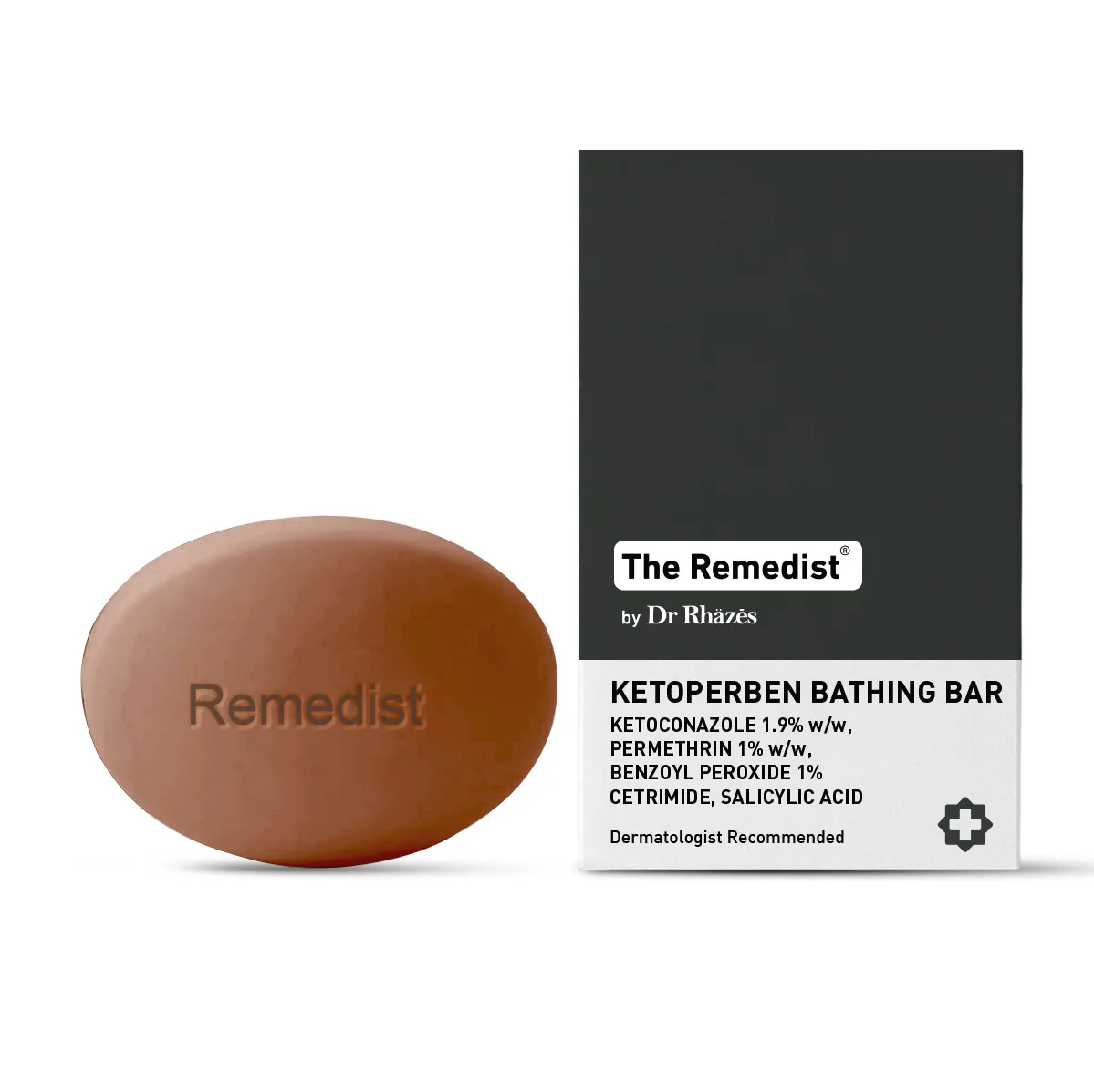 The Remedist by Dr Rhazes Ketoperben Bathing Bar 100gm - Buy Online in Bangladesh | ePharma