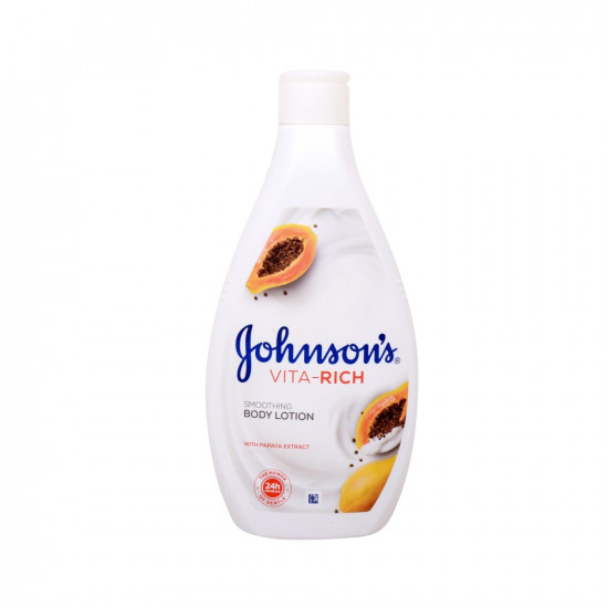 Johnson's Vita Rich Smoothing Body Lotion with Papaya Extract, 400ml