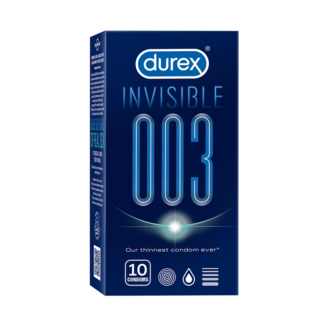 Durex Invisible 003 Thinnest Condom 10's - Buy Online in Bangladesh | ePharma