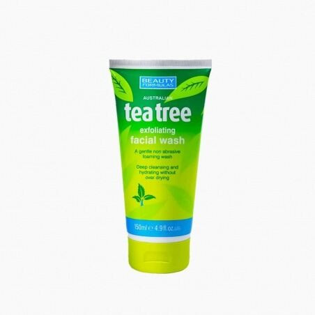 Beauty Formulas Tea Tree Exfoliating Facial Wash 150ml - Buy Online in Bangladesh | ePharma