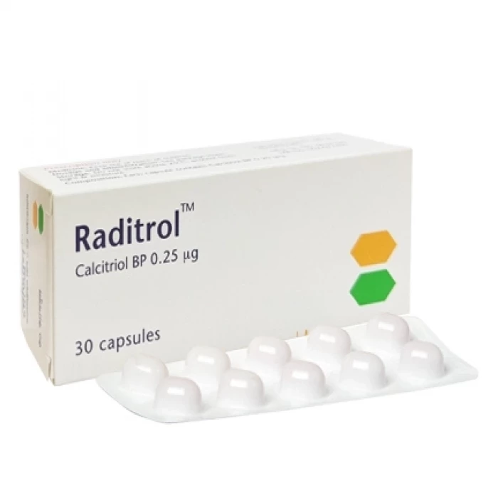 Raditrol 0.25mcg Capsule 10pcs