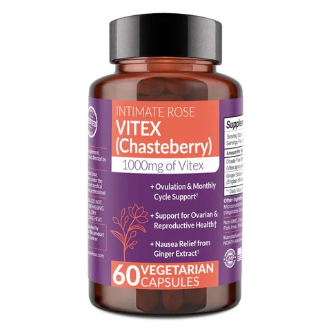 Intimate Rose Vitex Chasteberry 1000mg for Women, 60 Capsules - Buy Online in Bangladesh | ePharma