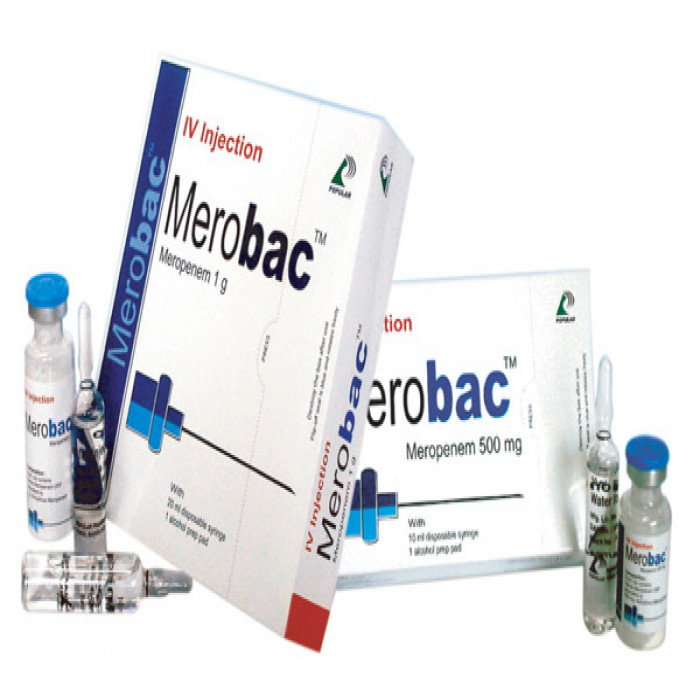Merobac - IV 500mg Injection