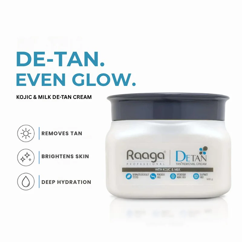 Raaga Professional De-Tan Tan Removal Cream Kojic & Milk 500g - Buy Online in Bangladesh | ePharma