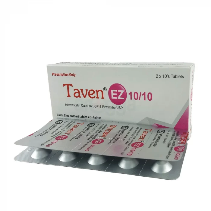 Taven EZ 10/10mg Tablet 1 Strip