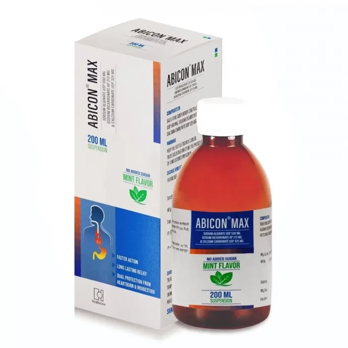 Abicon Max Syrup 200ml Bottle