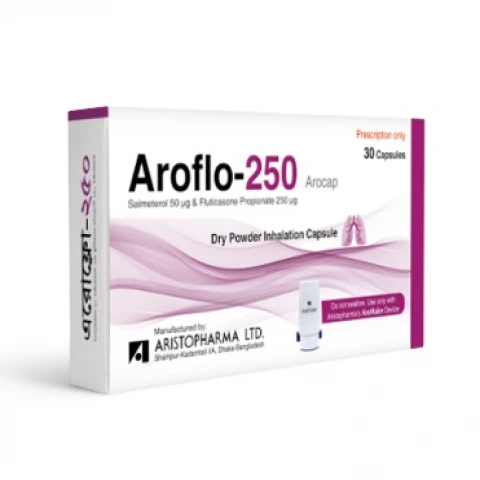 Aroflo 50mcg+250mcg Arocap 1 Strip - Buy Online in Bangladesh | ePharma