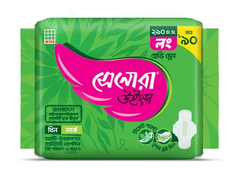 Senora Wings Long Heavy Flow 290mm Sanitary Napkin 8 pads - Buy Online in Bangladesh | ePharma