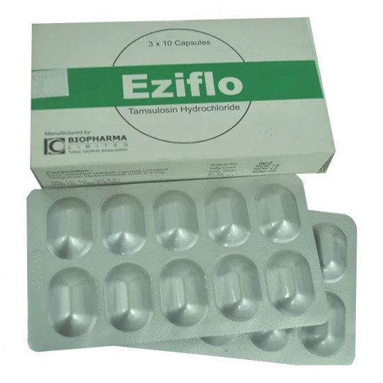 Eziflo 0.4mg Capsule | 1 Strip
