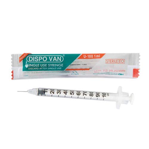 Dispo Van Insulin Syringe 100IU-1ml
