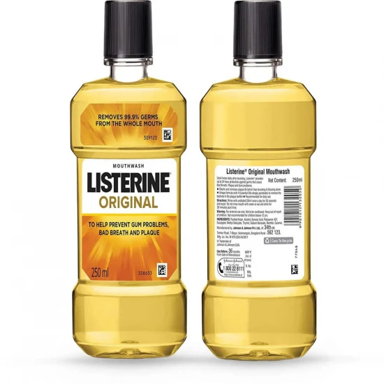 Listerine Original Mouthwash, 250ml