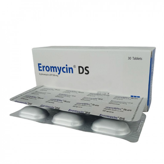 Eromycin DS 500mg Tablet | 1 Strip