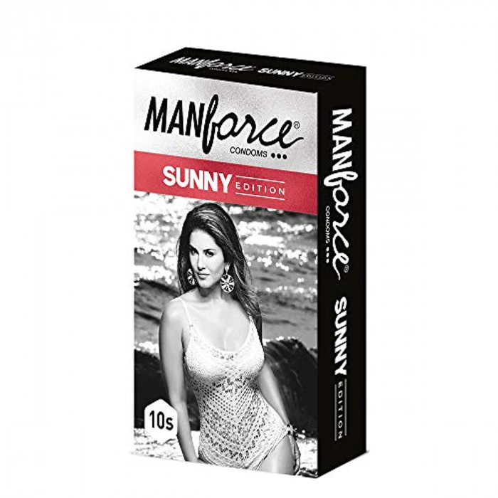 Manforce Sunny Edition Ribbed & Dotted Condom 10pcs