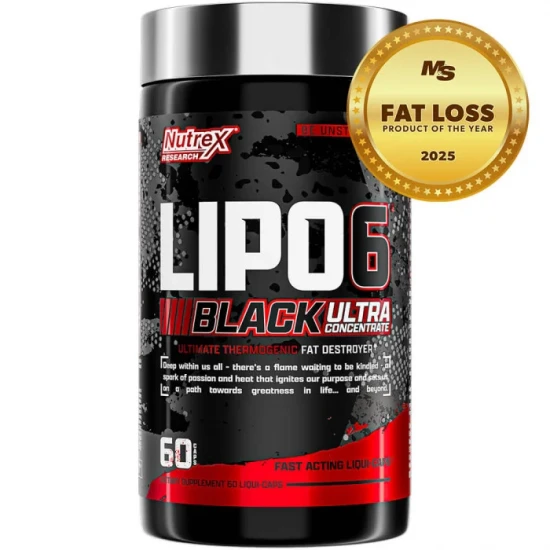 Nutrex Research Lipo-6 Black Ultra Concentrate | 60 Black Caps
