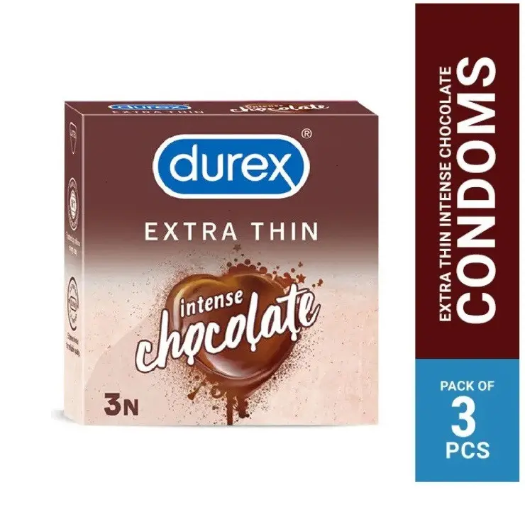 Durex Extra Thin Intense Chocolate Condom 3's Pack - Buy Online in Bangladesh | ePharma