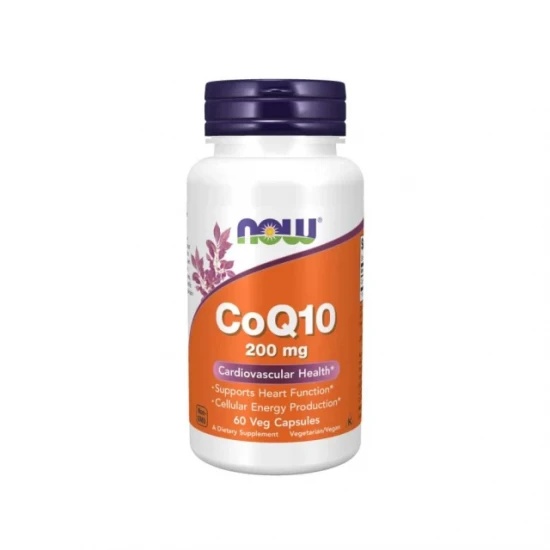 Now Foods CoQ10 200mg Softgels, Cardiovascular Health, 60 Softgels