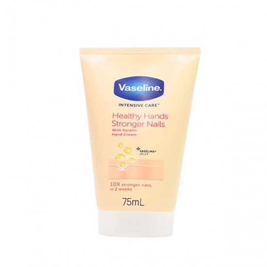 Vaseline Healthy Hands Stronger Nails Hand Cream with Keratin, 75ml