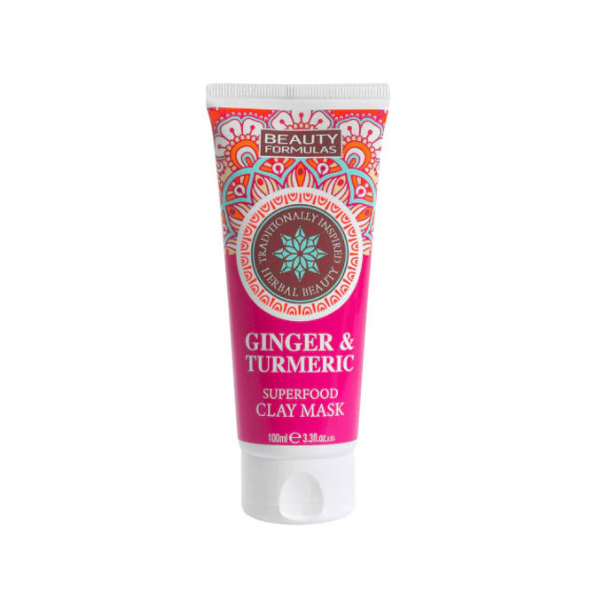 Beauty Formulas Ginger and Turmeric Superfood Clay Mask 100ml - Buy Online in Bangladesh | ePharma