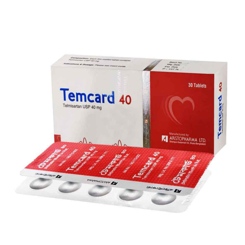 Temcard 40 Tablet 1 Strip