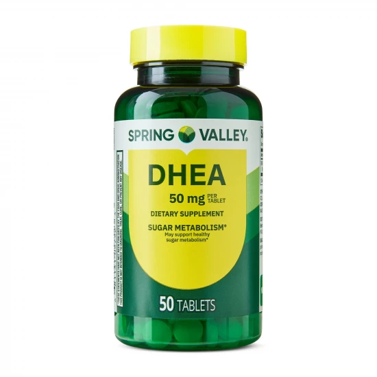 Spring Valley DHEA For Sugar Metabolism, 50mg, 50 Tablets