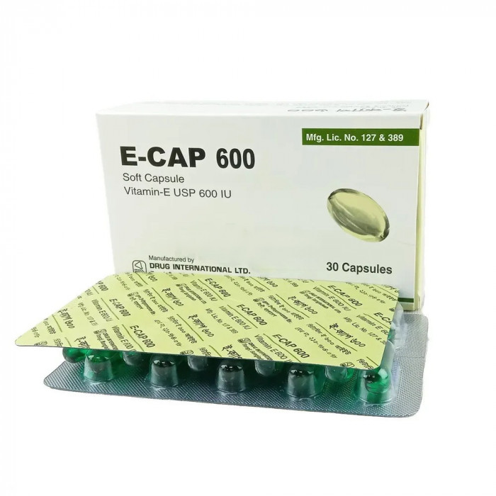 E-Cap 600IU Softgel