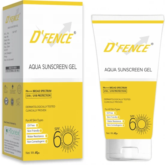 D Fence Aqua Sunscreen Gel SPF 60 PA+++ 60g