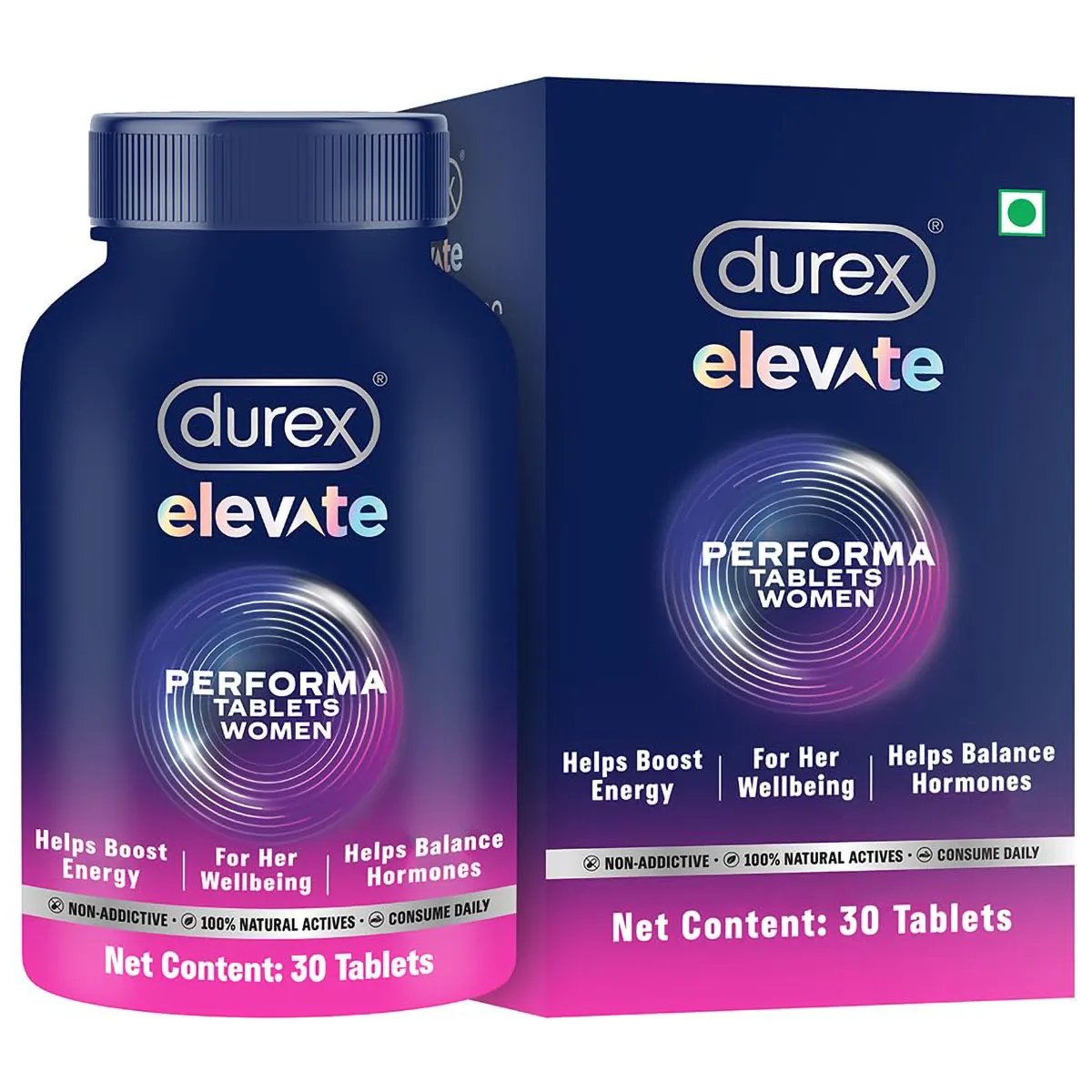 Durex Elevate Performa Tablets For Women 30 Tablet - Buy Online in Bangladesh | ePharma