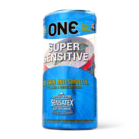 ONE Super Sensitive Thin and Smooth Pleasure Condoms 12’s - Buy Online in Bangladesh | ePharma