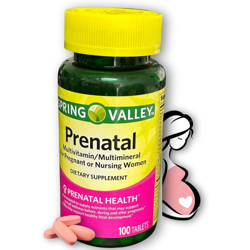 Spring Valley Prenatal Vitamin 100 Tablet