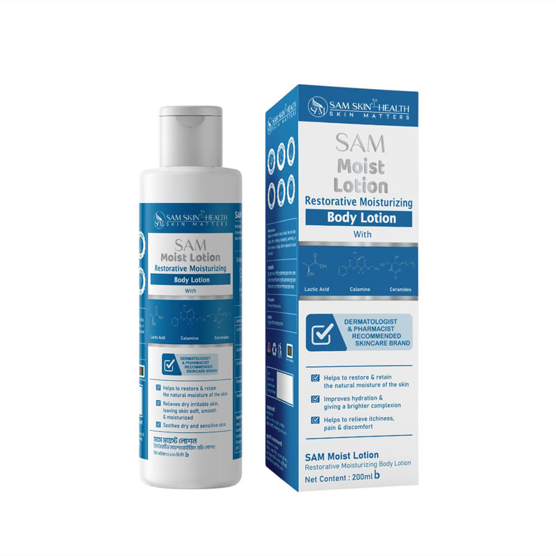 Sam Moist Restorative Moisturizing Body Lotion 200ml - Buy Online in Bangladesh | ePharma