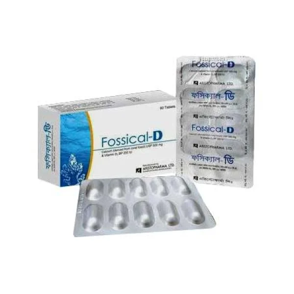 Fossical D 500mg+200IU Tablet