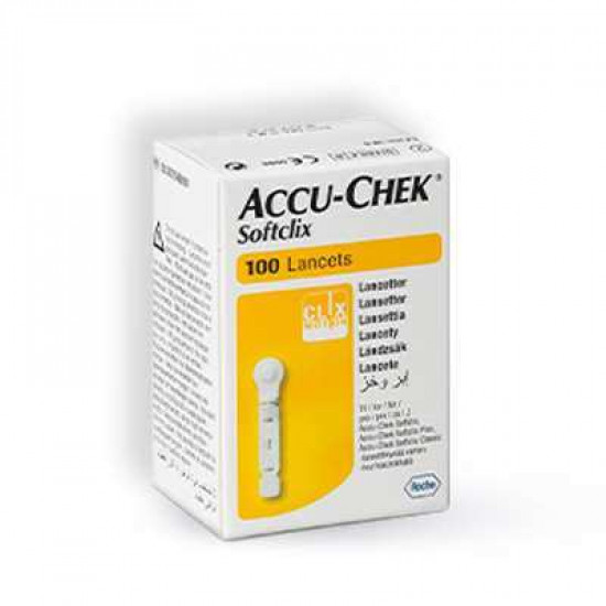 Accu-Chek Softclix Lancets, 28G – 100pc