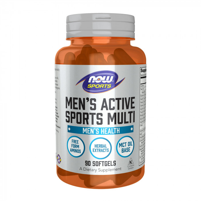 NOW Sports Men’s Active Sports Multi, 90 Softgels | USA