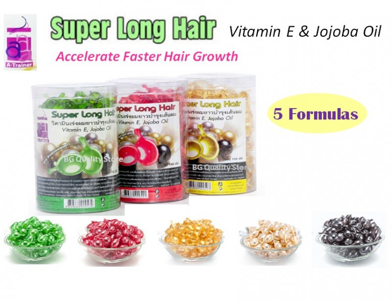 A-Trainer Super Long Hair Capsule Yellow/Green/Red/Golden/Black - Buy Online in Bangladesh | ePharma