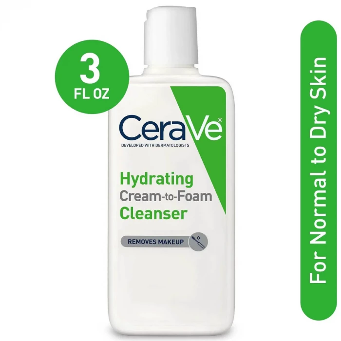 CeraVe Hydrating Cream to Foam Cleanser for Normal to Dry Skin 87ml