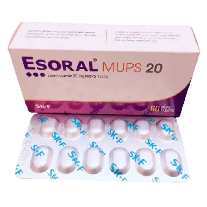 Esoral Mups 20mg Tablet