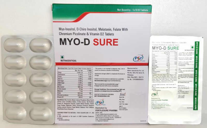 MYO-D SURE (Myo-Inositol Combination Tablet) - Buy Online in Bangladesh | ePharma