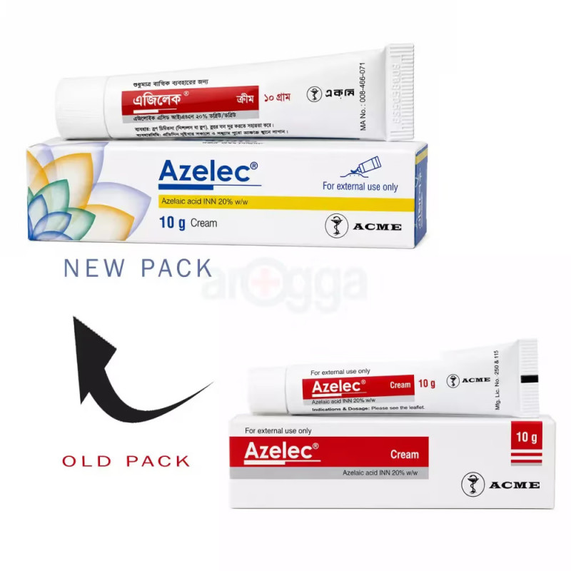 Azelec 20% Cream 10gm - Buy Online in Bangladesh | ePharma