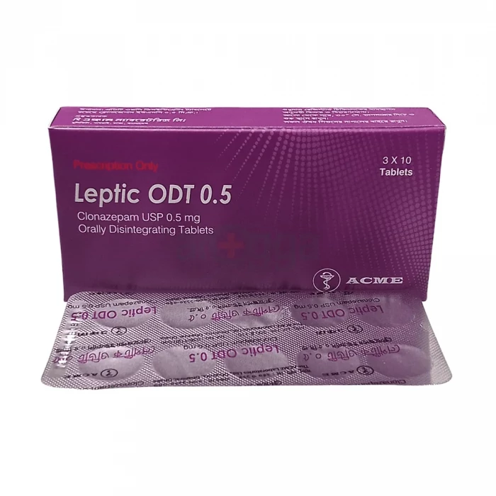 Leptic ODT 0.5mg Tablet 10pcs