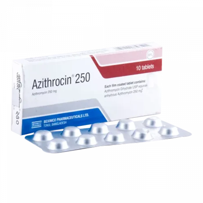 Azithrocin 250mg 10Pcs