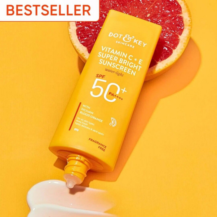 Dot and Key Vitamin C + E Super Bright Sunscreen with SPF 50+, 50g