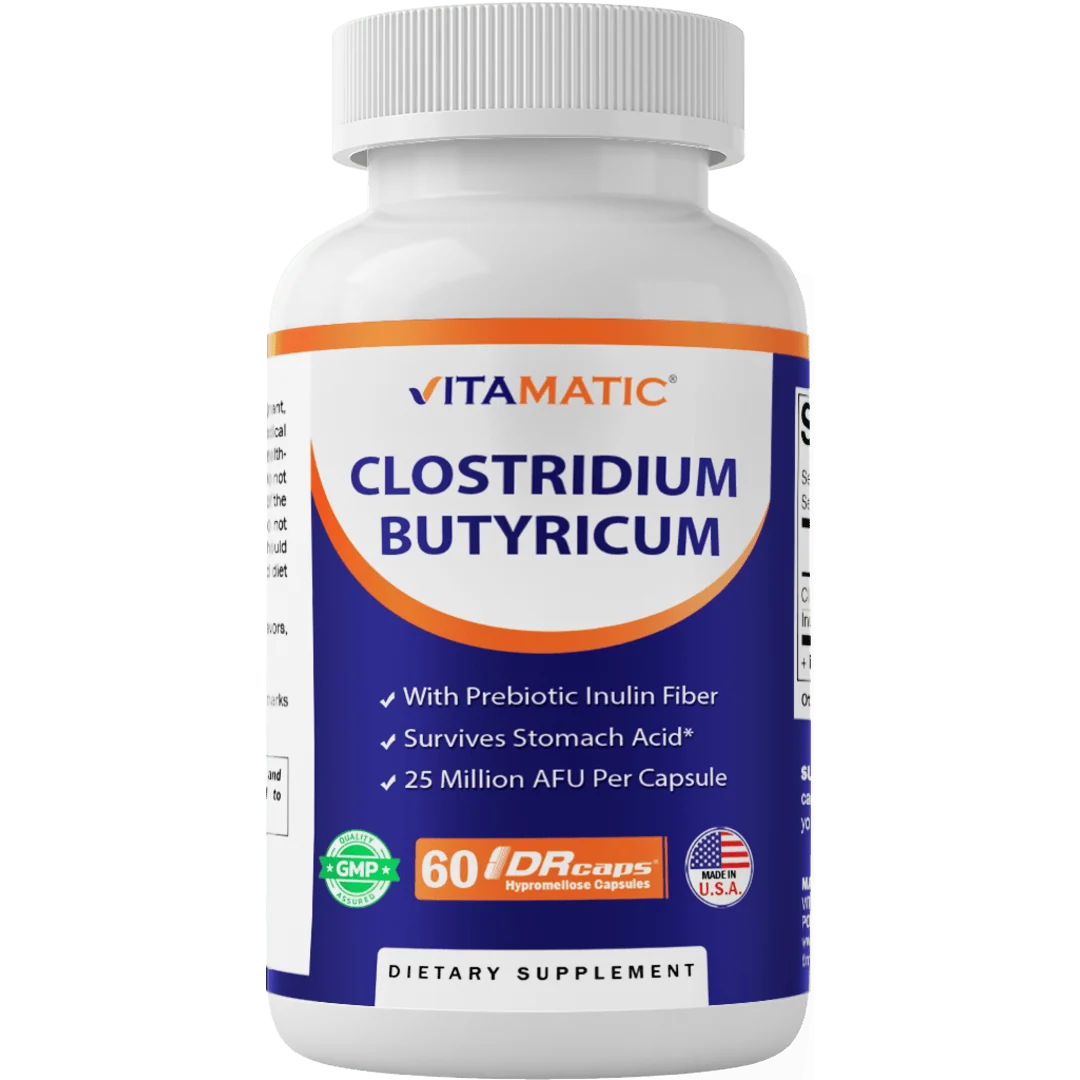 Vitamatic Clostridium Butyricum 25 Million, 60 DR Capsules - Buy Online in Bangladesh | ePharma