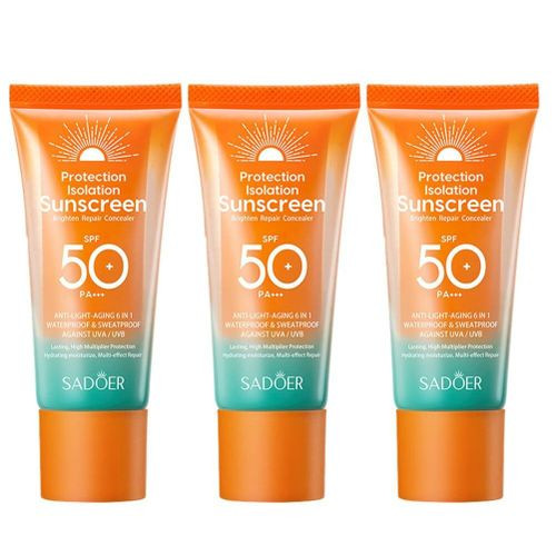 Sadoer Protection Isolation Brighten Repair Sunscreen Cream SPF 50 PA+++ - Buy Online in Bangladesh | ePharma