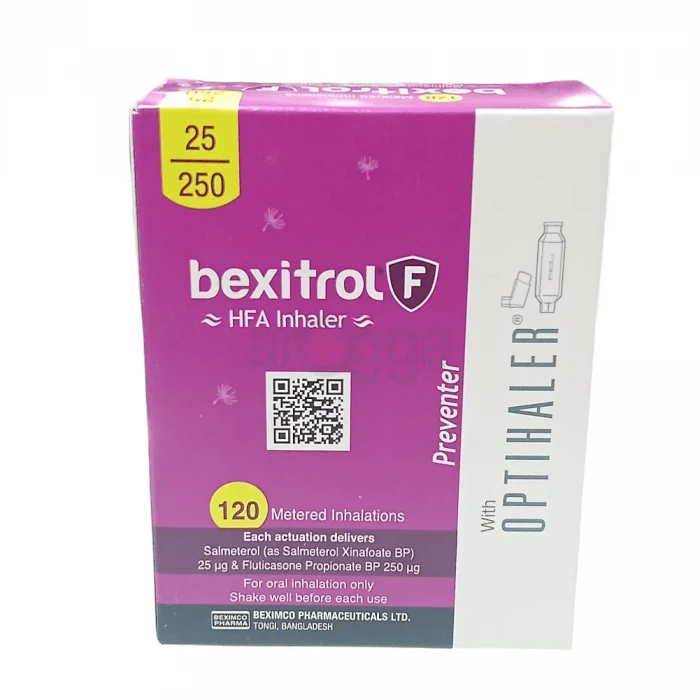 Bexitrol F 25/250 HFA Inhaler