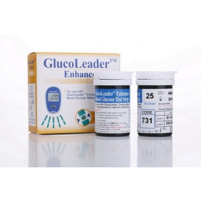 Glucoleader Enhance Test Strips Blue