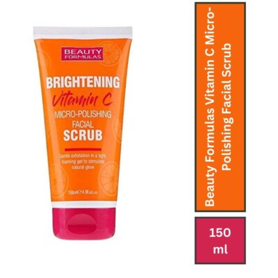 Beauty Formulas Brightening Vitamin C Micro Polishing Facial Scrub 150ml - Buy Online in Bangladesh | ePharma