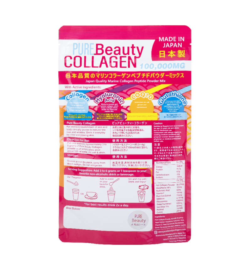 Pure Beauty Collagen Powder 100,000mg, Japan - Buy Online in Bangladesh | ePharma